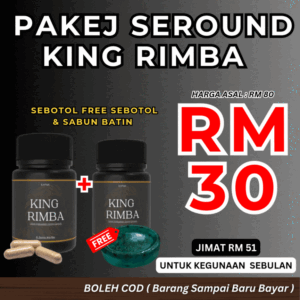 PAKEJ SEROUND RIMBA - 2 BOTOL - SABUN GAMBIR + EBOOK