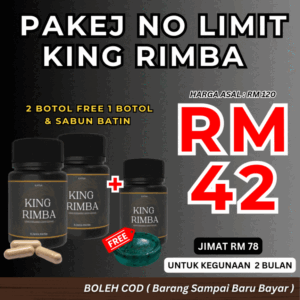 PAKEJ NO LIMIT RIMBA - 3 BOTOL - SABUN GAMBIR + EBOOK